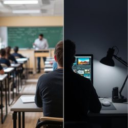 Offline v/s online studying